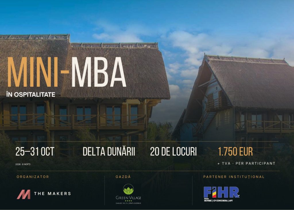 FIHR susține programul Mini MBA în ospitalitate